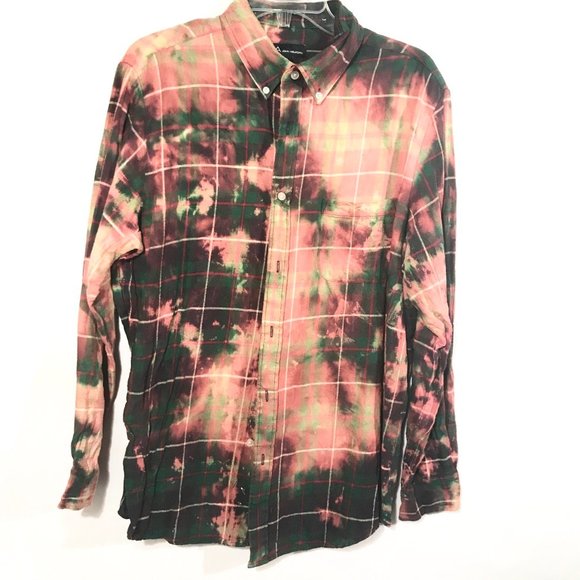John Ashford Other - JOHN ASHFORD Plaid Flannel Shirt Grunge Purple Red